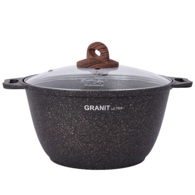 Кастрюля со стеклянной крышкой &quot;Granit ultra&quot;