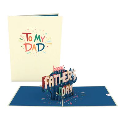 Объемная открытка - Happy Father&#039;s Day
