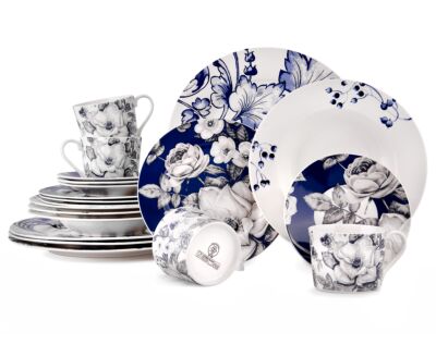 Столовый сервиз из костяного фарфора &quot;Azur de Limoges&quot; 20 пр. на 4 перс. в подарочной коробке