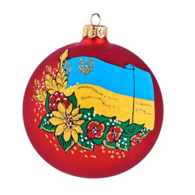 Елочное украшение &quot;Украина&quot; Красный