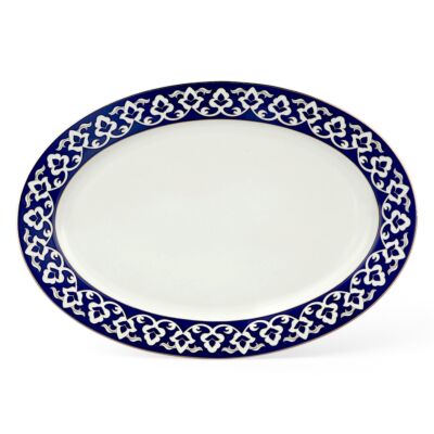 STPGoods Сервировочное блюдо овальное из фарфора 16&#039;&#039; – Пахта