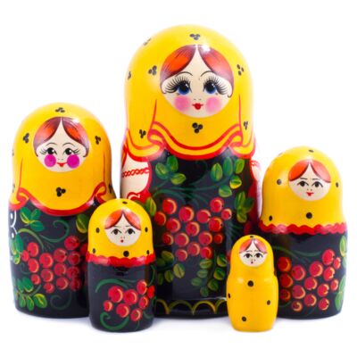 Матрешка &#039;&#039;Рябинка&#039;&#039; (5 мест)