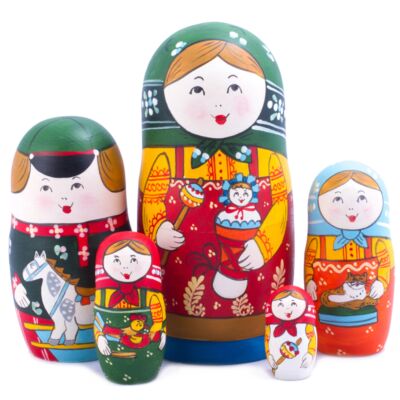 Матрешка &#039;&#039;Игрушки&#039;&#039; (5 мест)