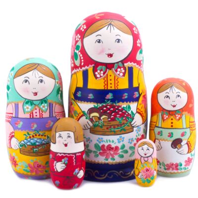 Матрешка – Корзинка, 5 мест