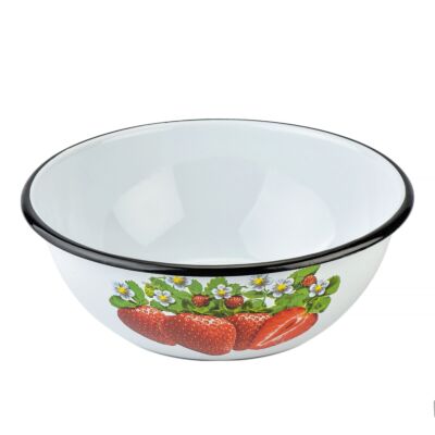 Эмалированная миска – Клубника