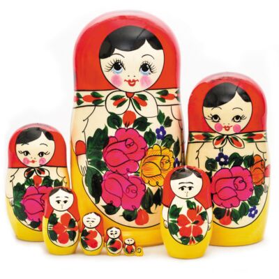 Матрешка &quot;Семеновская&quot; (8 мест, большая)