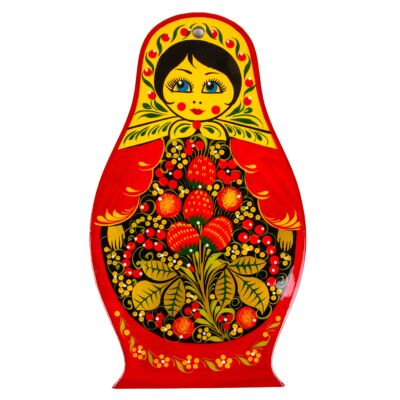 Хохлома Матрешка деревянная разделочная доска для сервировки