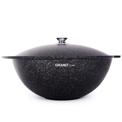 Казан для плова с крышкой &quot;Granit ultra&quot; 7л