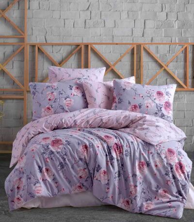 Комплект постельного белья с пододеяльником Maison Pink 100% хлопок