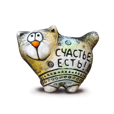 Фигурка керамическая Кот на счастье