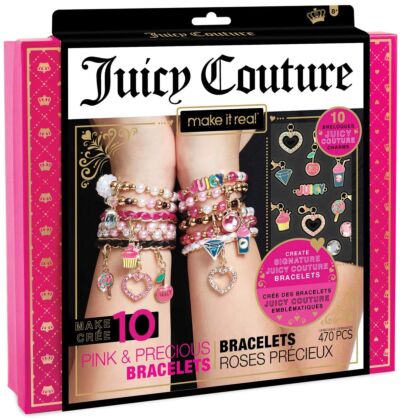 Juicy Couture Розовые и драгоценные браслеты Make it Real