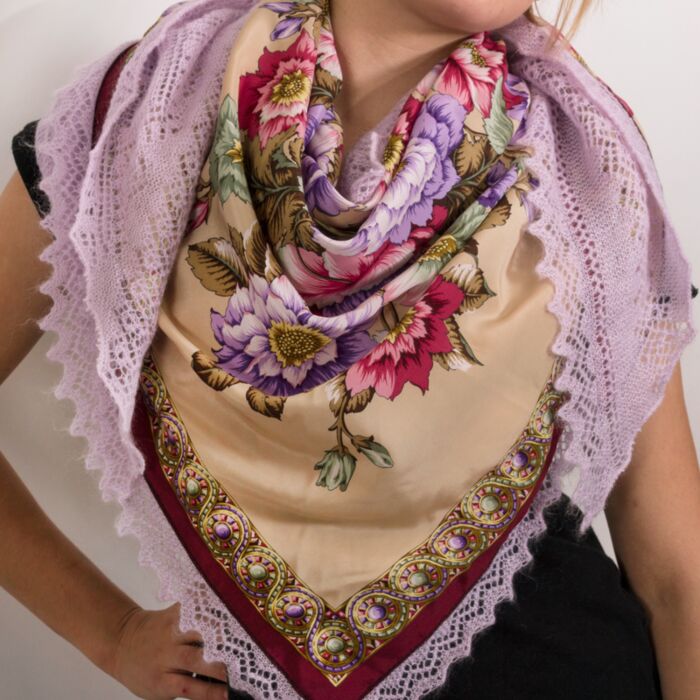 Silk shawl