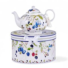 Чайник из фарфора в подарочной коробке – Лесные ягоды