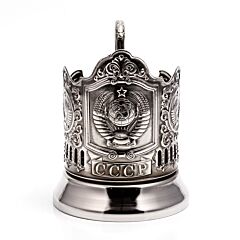Подстаканник никелированный "Герб СССР"