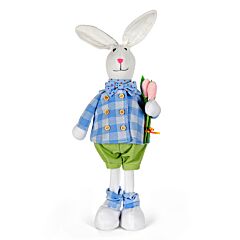 18.9" Фигурка пасхальная - Кролик с тюльпаном