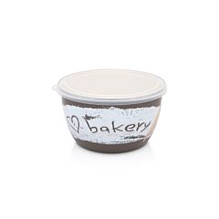 Миска эмалированная с крышкой – Love Bakery