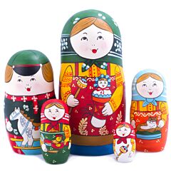 Матрешка ''Игрушки'' (5 мест)