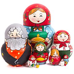 Матрешка "Каравай" (10 мест)