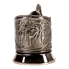 Подстаканник никелированный "Три богатыря"