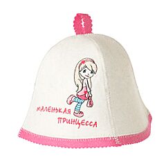 Детская шапка для сауны "Маленькая принцесса"