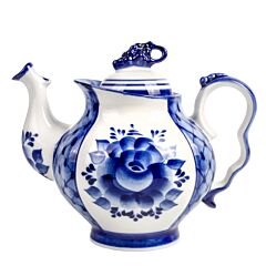 Чайник "Голубая Рапсодия". Гжель