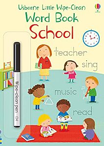Little Wipe-Clean Word Book: School