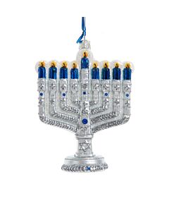 Стеклянное украшение "Менора"