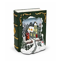 Новогоднее украшение с подсветкой – Книга с вращающимися фигурками