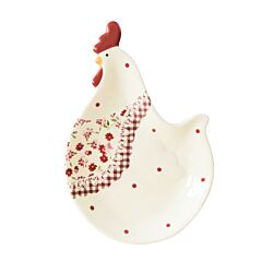 Севировочное блюдо керамическое – Пасхальная курочка