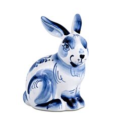 Фигурка фарфоровая Кролик Гжель