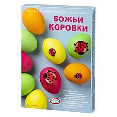 Набор для декорирования пасхальных яиц - Божьи коровки