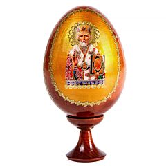 Яйцо декоративное – Николай Чудотворец