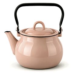 Чайник эмалированный бежевый 2.5л