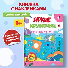 В воде и под водой: книжка с наклейками (96 наклеек)