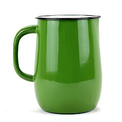 Эмалированный кувшин зеленый
