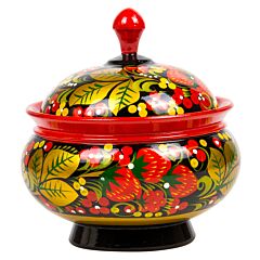 Сахарница "Хохломская роспись"