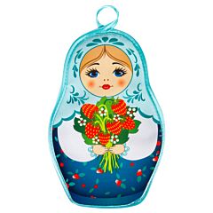 Прихватка - Матрешка Земляничка