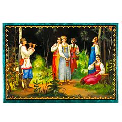 Шкатулка "Лель" (бирюзовая)