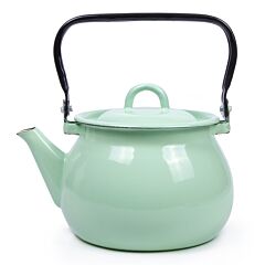 Чайник эмалированный с металлической ручкой – Мятная Прохлада 2.5л