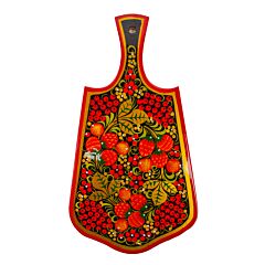 Хохлома деревянная доска для сервировки