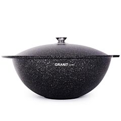Казан для плова с крышкой "Granit ultra" 7л