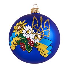 Елочное украшение "Украина" Синий