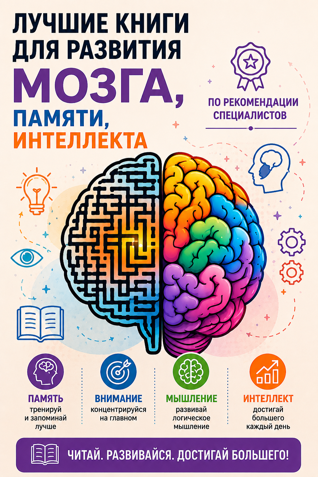 Лучшие книги для развития мозга